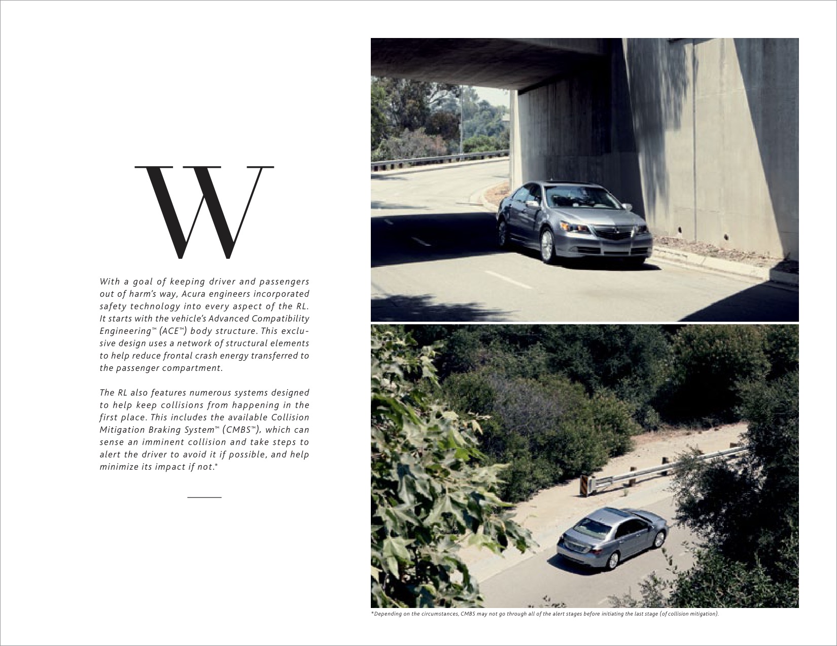 2012 Acura RL Brochure Page 21